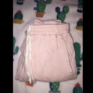 Brandy Melville John galt light pink sweatpants